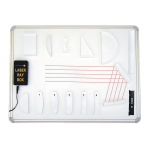 Tavleoptikk, helt sett, rød