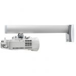 Veggstativ for projektor - hvit