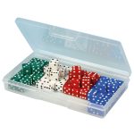 Terning 6-sidig, 4x18 stk