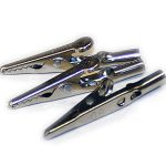 Krokodilleklemmer, 100 stk