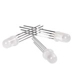 Lysdiode, Ø 5 mm RGB, 10 stk