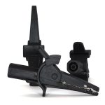 Krokodilleklemme sikkerhet svart